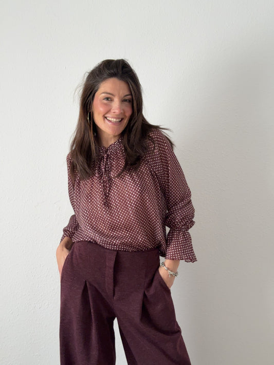 Camisa Lunar Granate