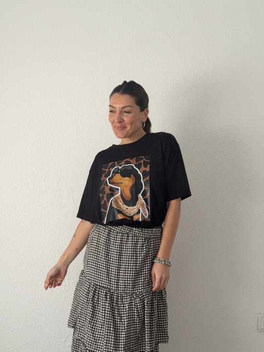 Camiseta Lenteja leopardo