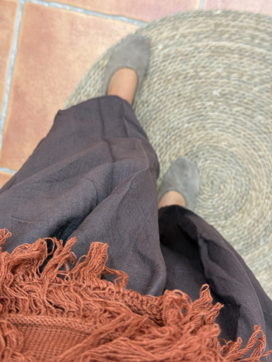 Pantalón Bombacho Marrón