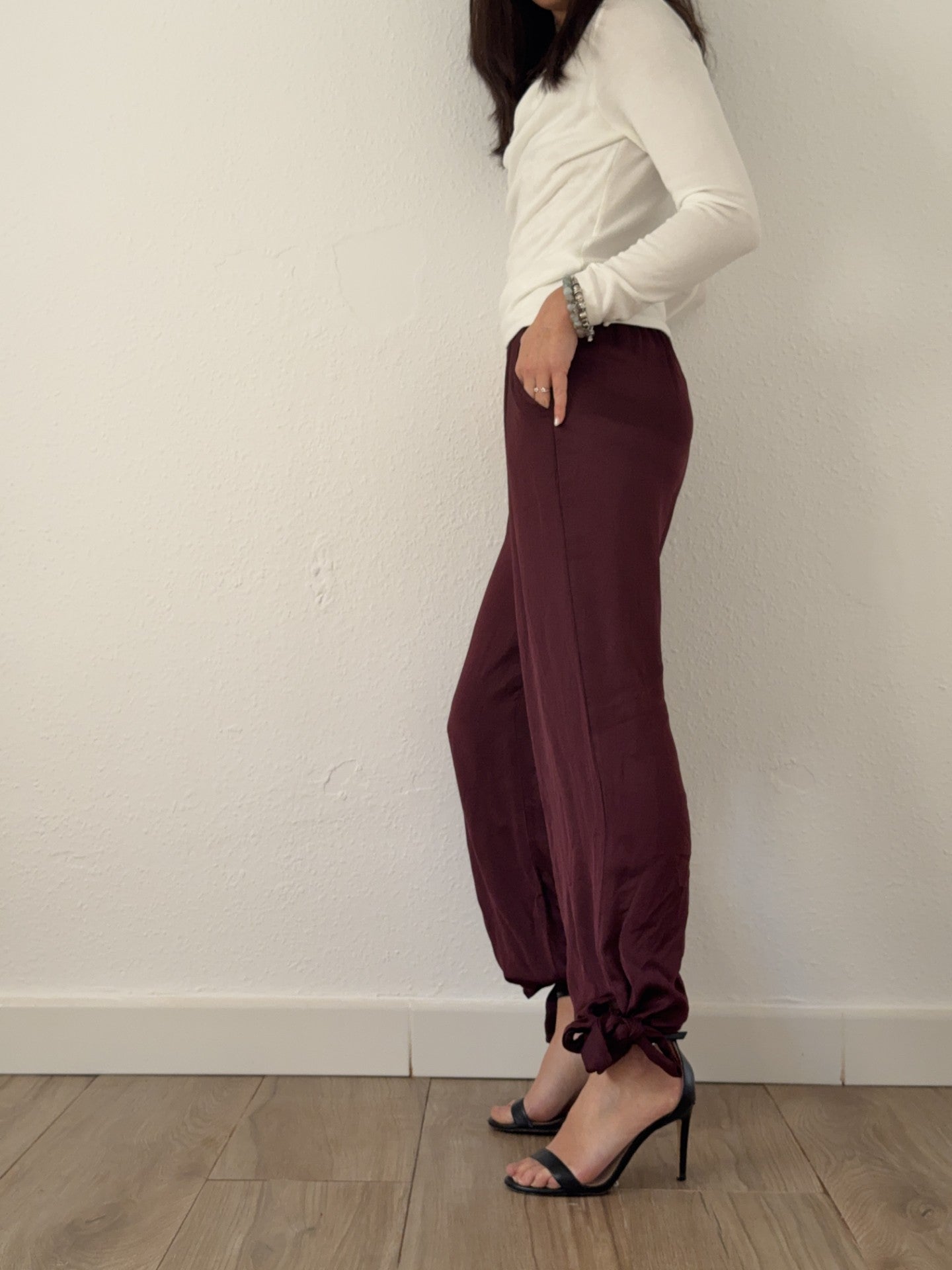 Pantalón granate lazada