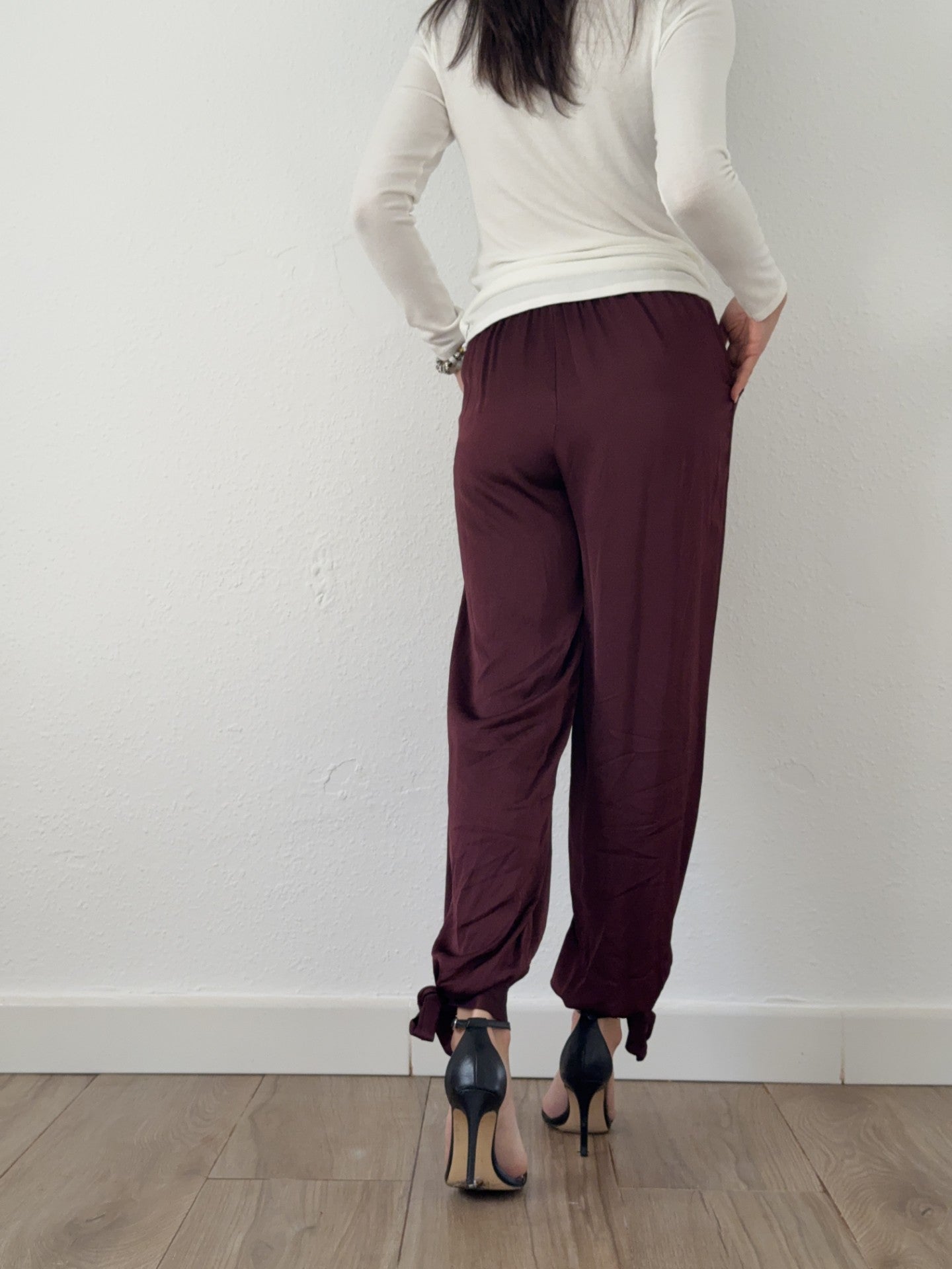 Pantalón granate lazada