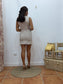 Vestido Beige Flecos