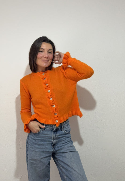 Chaqueta punto Naranja
