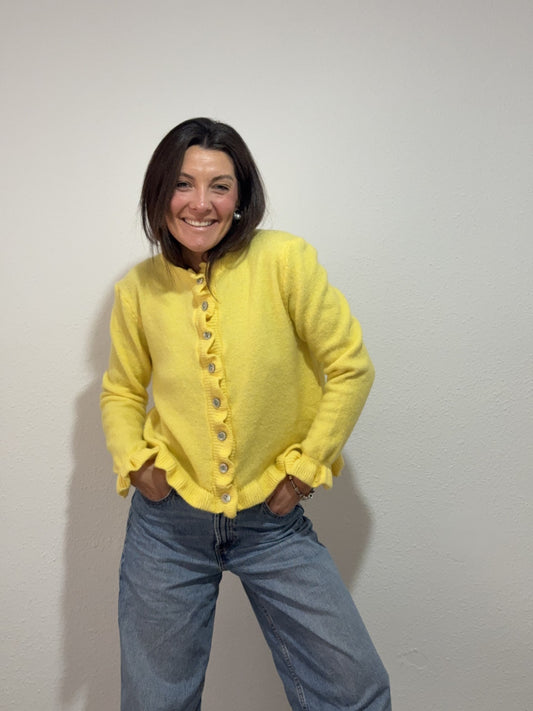 Chaqueta punto Amarilla
