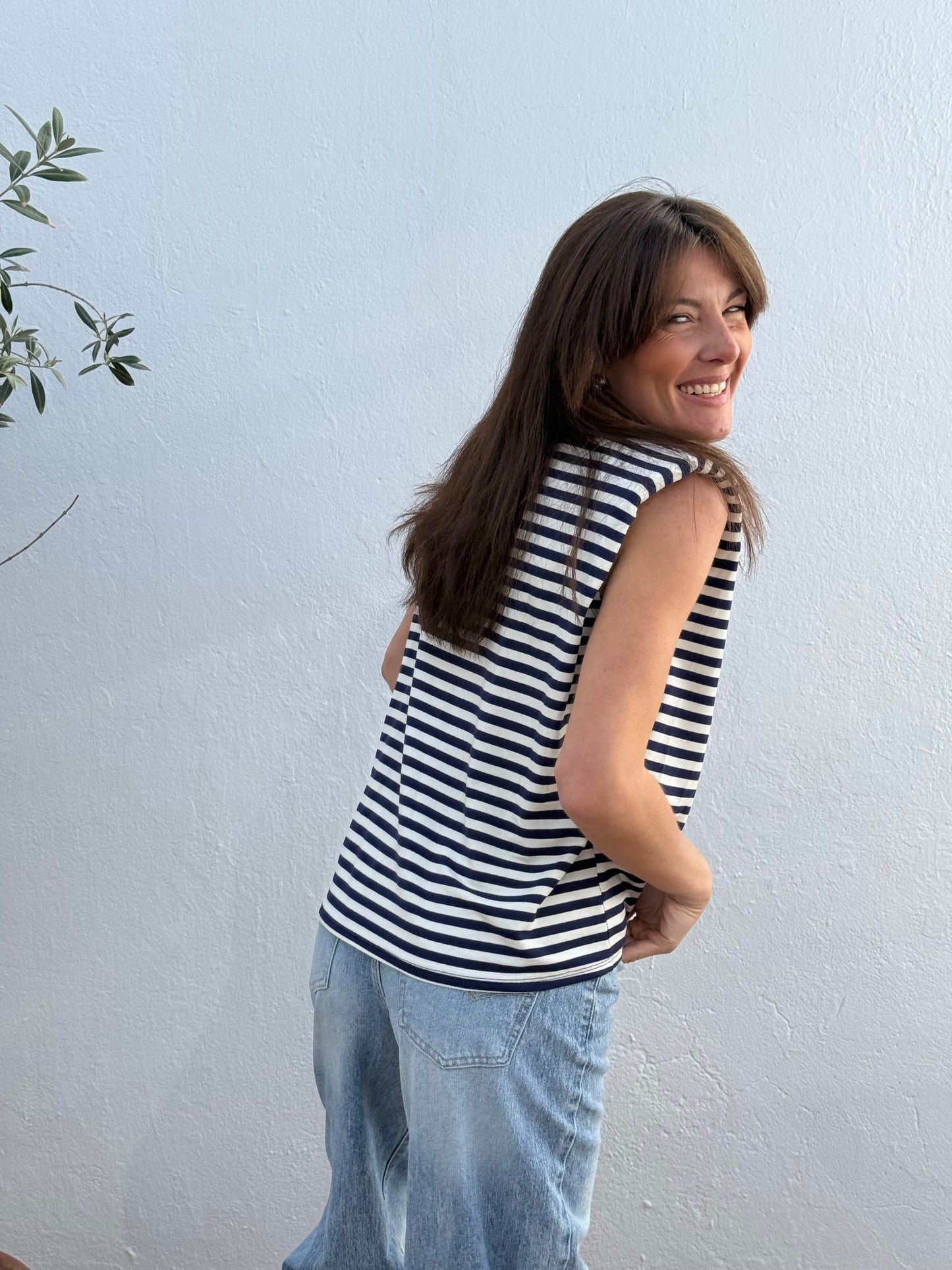 Camiseta Hombreras Marino